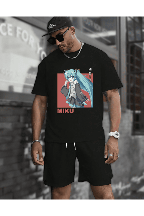 A Hatsune Miku Anime Girl Kawaii Project Diva Gift Graphic Fan Unisex T-shirt, for men & women, up to size 5XL