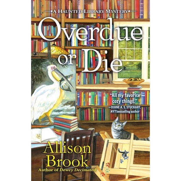A Haunted Library Mystery Overdue or Die, (Hardcover)