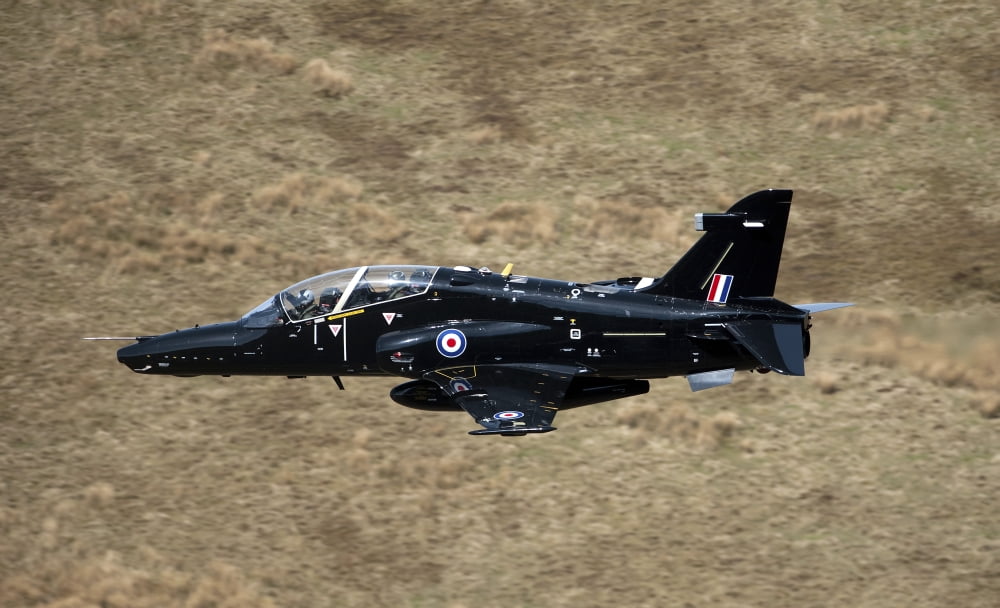 A Hawk T2 jet trainer aircraft of the Royal Air Force Canvas Art - Andrew ChittockStocktrek Images (37 x 22)