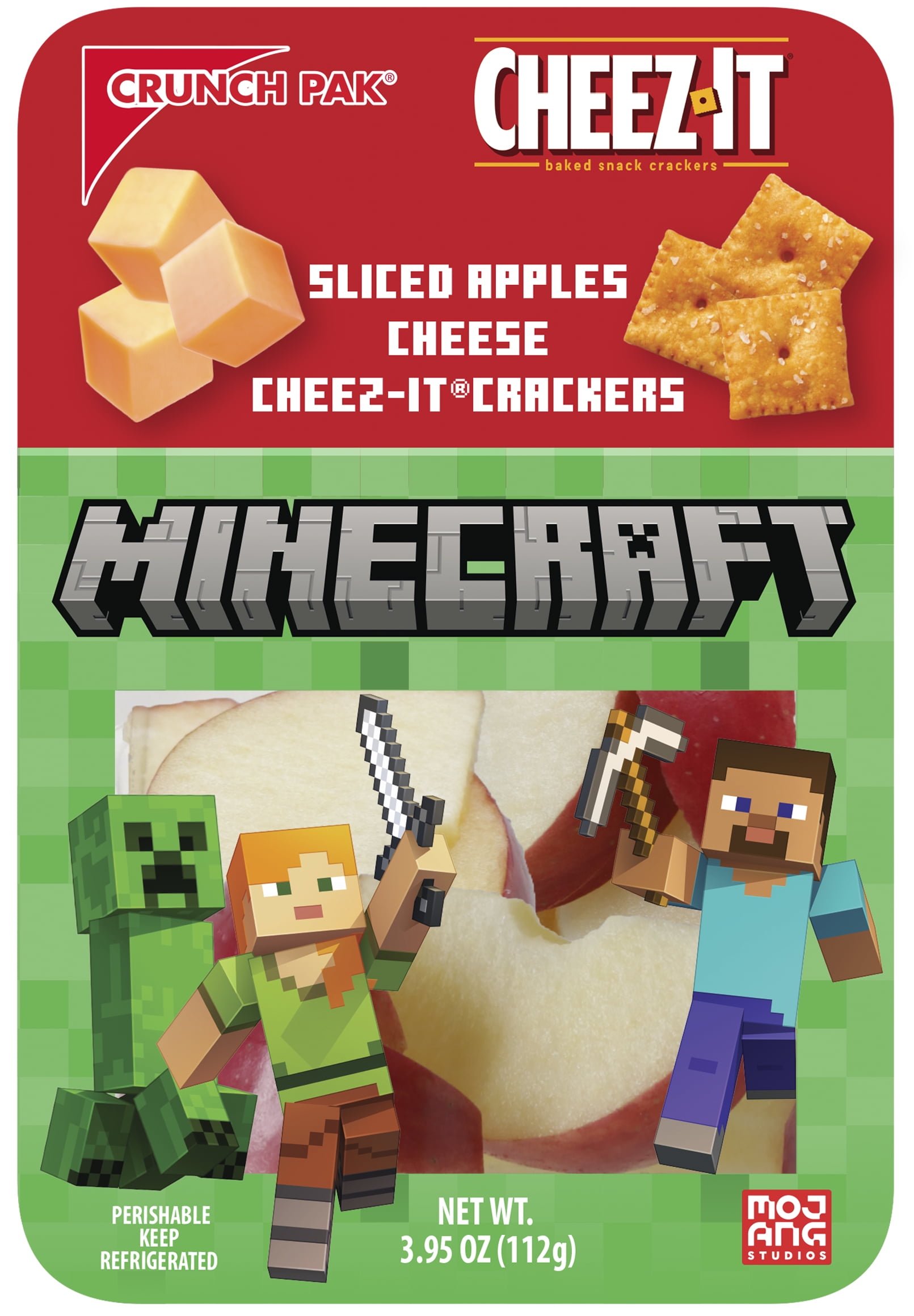A Healthy Crunch Pak Snack Partnered with Minecraft & CHEEZIT with