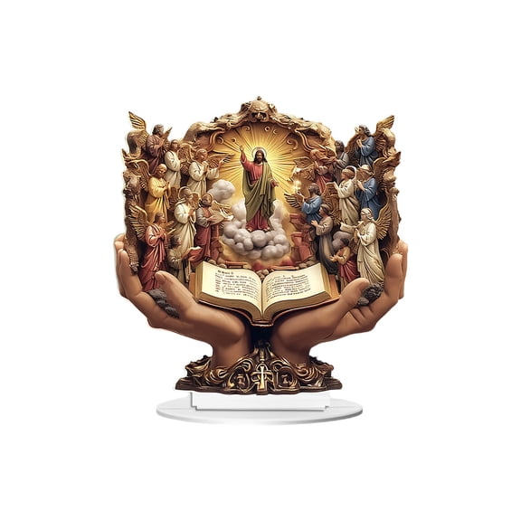 A Heart Sutra Scripture Acrylic Standing Desk Sign For Office Cafe Inspirational Decor