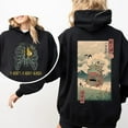 thumbnail image 1 of A Heart's A Heavy Burden 2 Sided Hoodie, Howls Moving Castle Tee, Navy Color, Size S, 1 of 5