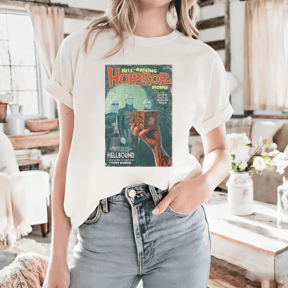 A Hell-raising Horror From The Hellraiser Clive Barker Film Fan Unisex T-shirt, for men & women, up to size 5XL