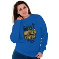 thumbnail image 1 of A Higher Power Religious Faith Sweatshirt for Men or Women Brisco Brands S, 1 of 6