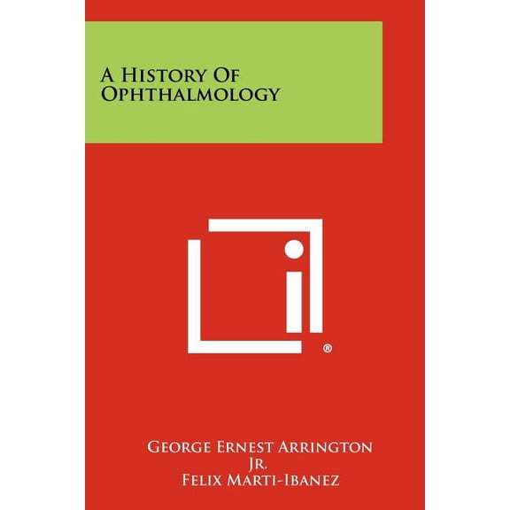 A History of Ophthalmology Paperback