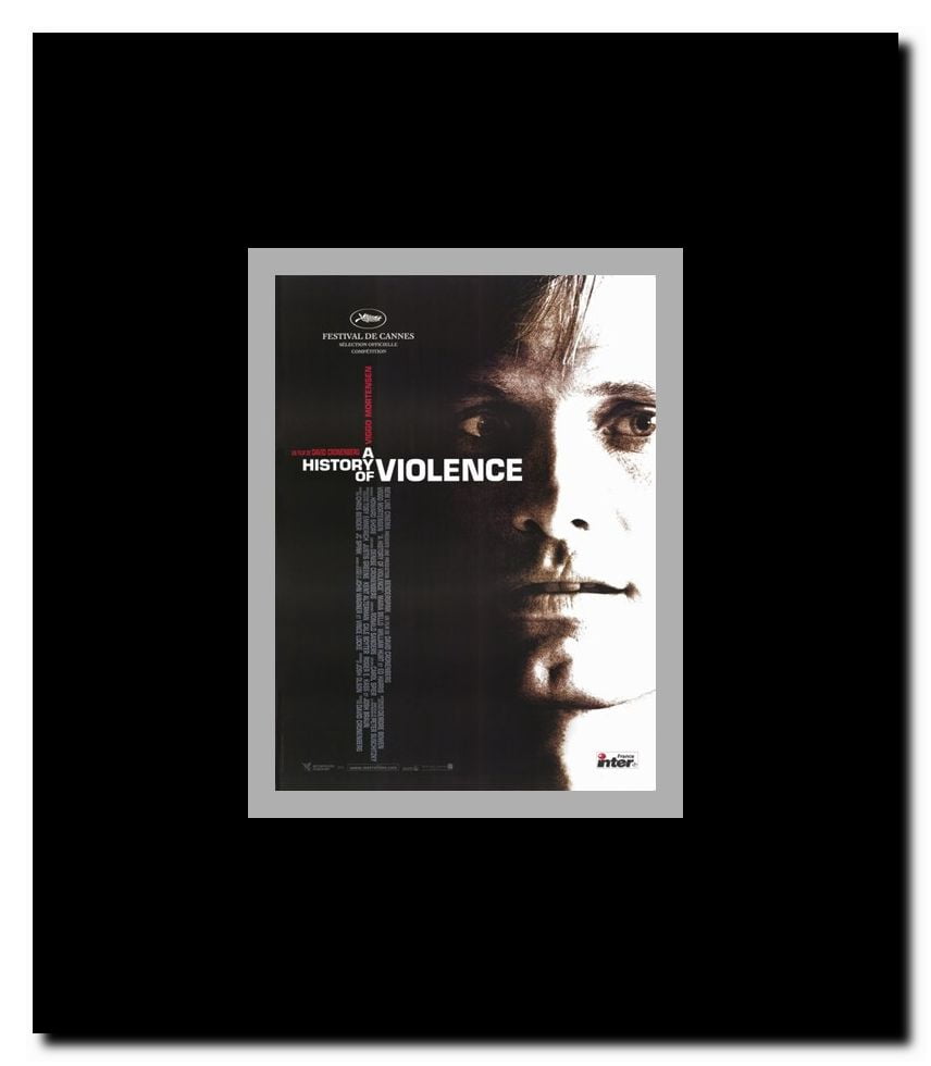 A History of Violence Framed Movie Poster