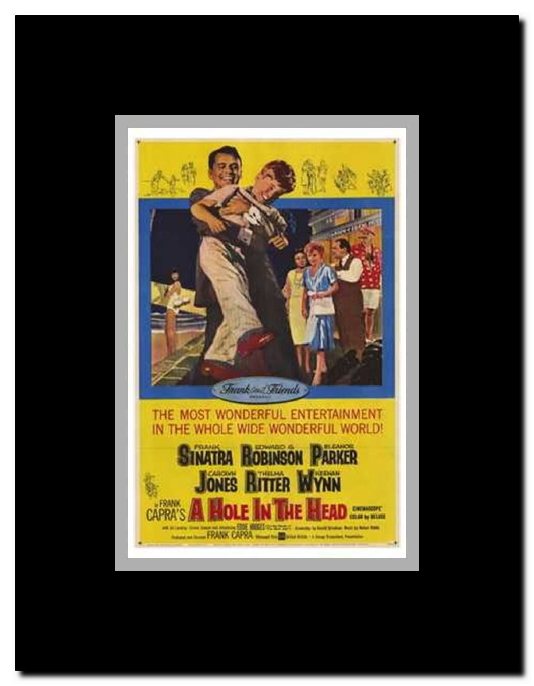 A Hole in the Head Framed Movie Poster