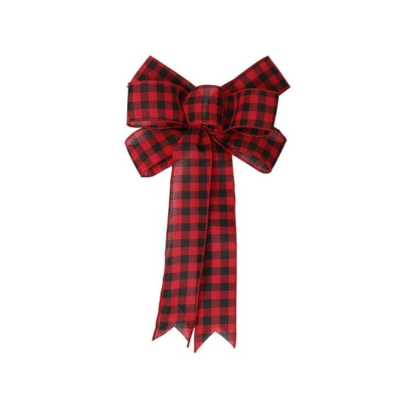 A Holiday Bow Ornament For Christmas Wreaths Home Decor Xmas Decoration With Cloth Fabric Festive Touch