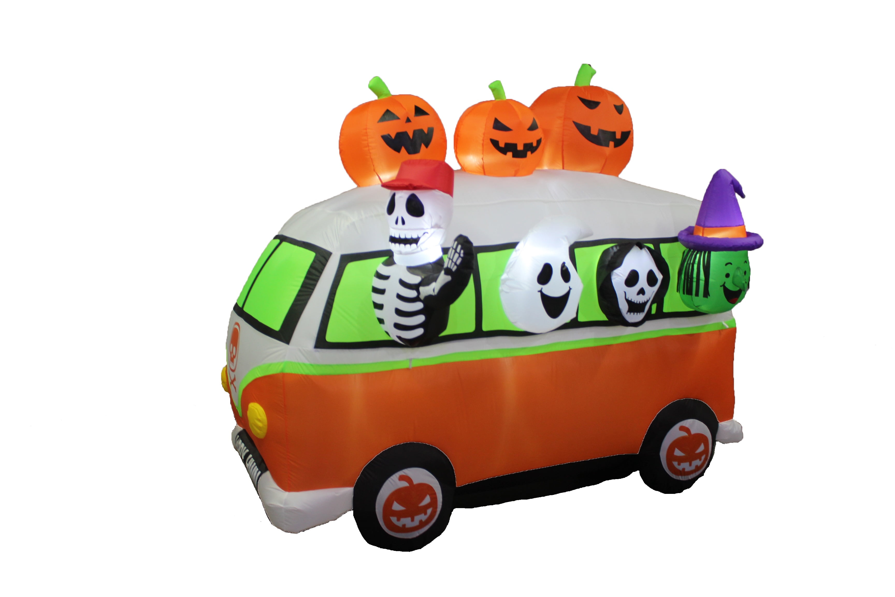 A Holiday Company 7FT inflatable Halloween Vintage Bus, 6 ft A Holiday Company 7FT inflatable Halloween Vintage Bus, 6 ft