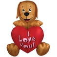 thumbnail image 1 of A Holiday Company Inflatable I Luv U Puppy LED Lighted Yard Decoration - 4 ft, 1 of 3