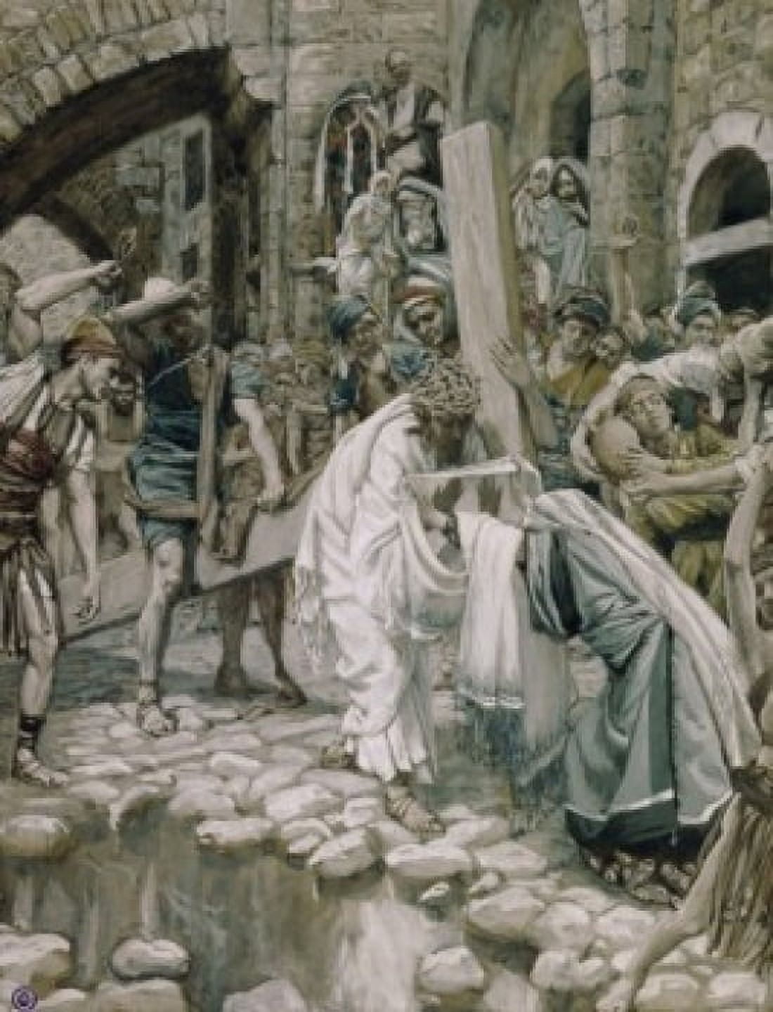 A Holy Woman Wipes the Face of Jesus James Tissot (1836-1902French) Canvas Art - James Tissot (18 x 24)