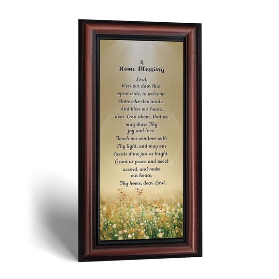 House Blessing Framed Wall Art - Christian Housewarming Gift