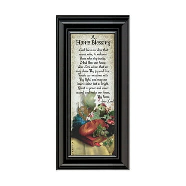 A Home Blessing, God Bless This Home Sign, Home Blessing Decor, 6x12 7759