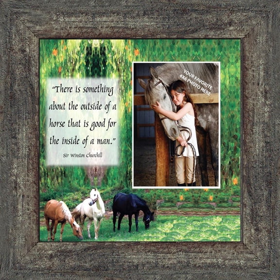 A Horse Picture Frame, Horse Lovers, Personalized Picture Frame 10X10 9708