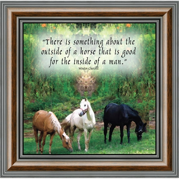 A Horse Picture Frame, Horse Lovers, Picture Frame, 10x10 8508