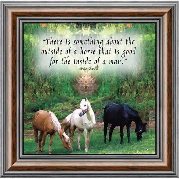 A Horse Picture Frame, Horse Lovers, Picture Frame, 10x10 8508