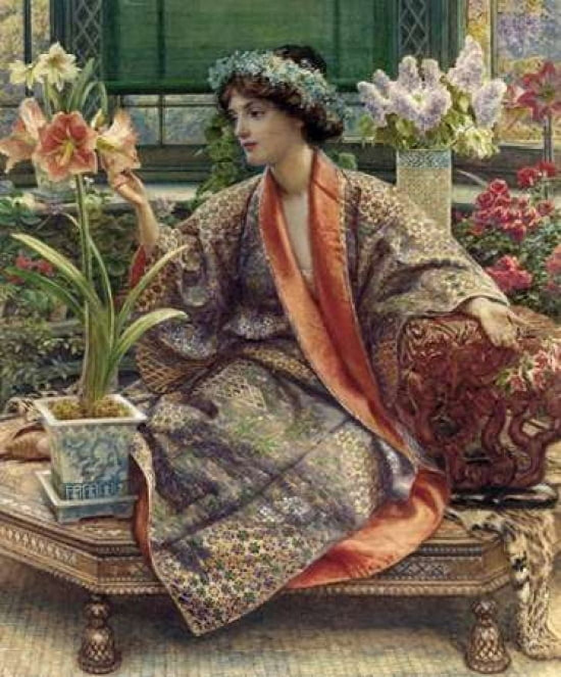 A Hot-House Flower Canvas Art - Sir Edward John Poynter (20 x 24)