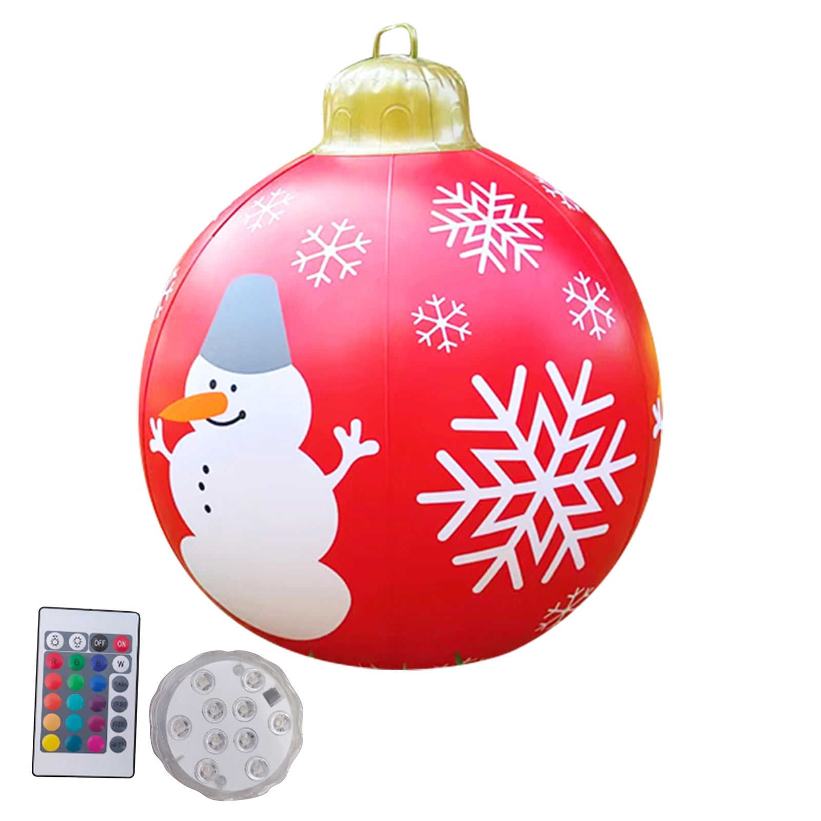 A Household Adornmant Christmas Decorations 24 Inch Christmas Inflatable Balloon Ball Built In