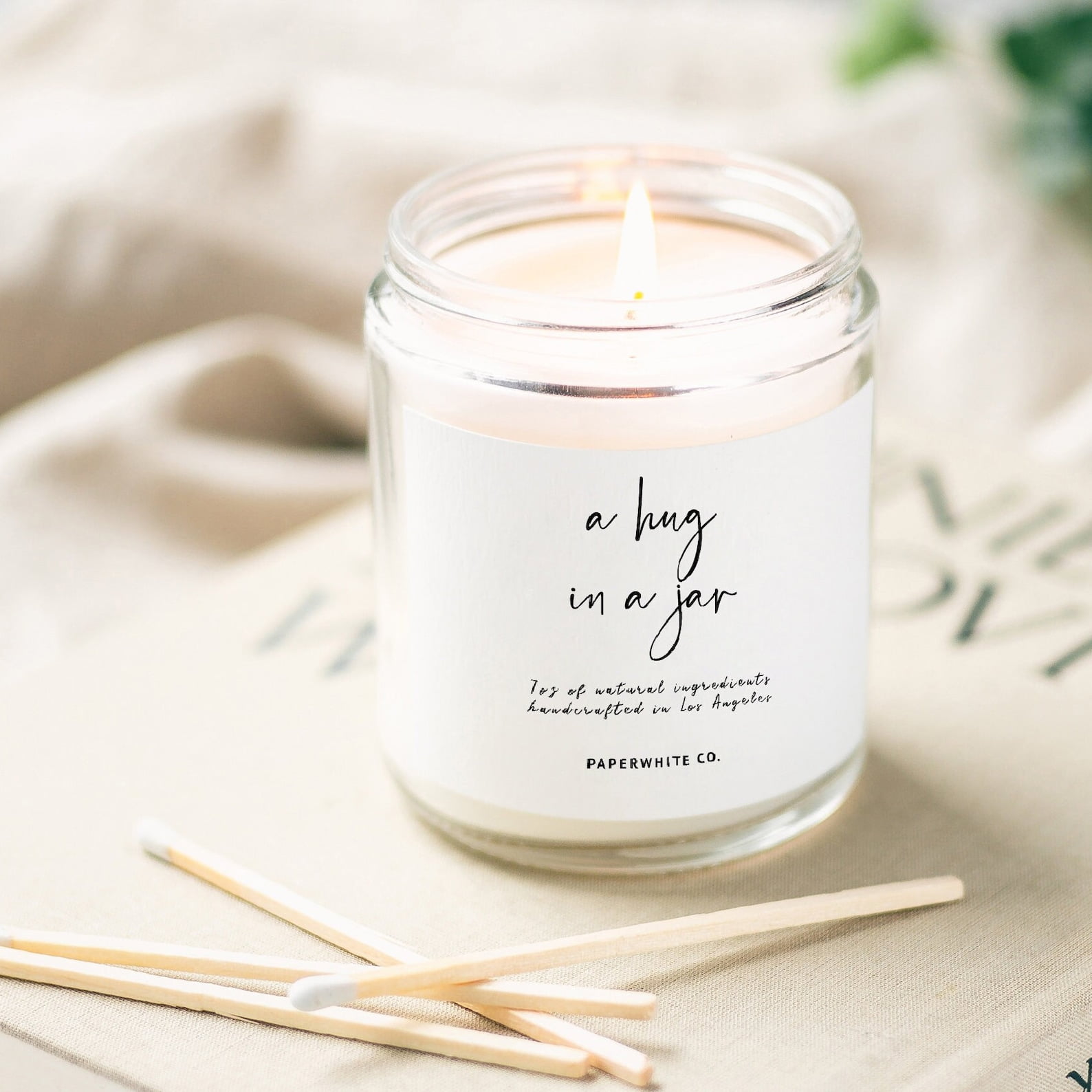 A Hug In Jar Candle Friendship Gifts Best Friend Gift Friendship