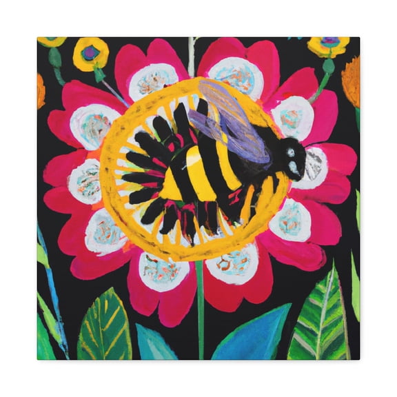 "A Humming Bumblebee" - Canvas