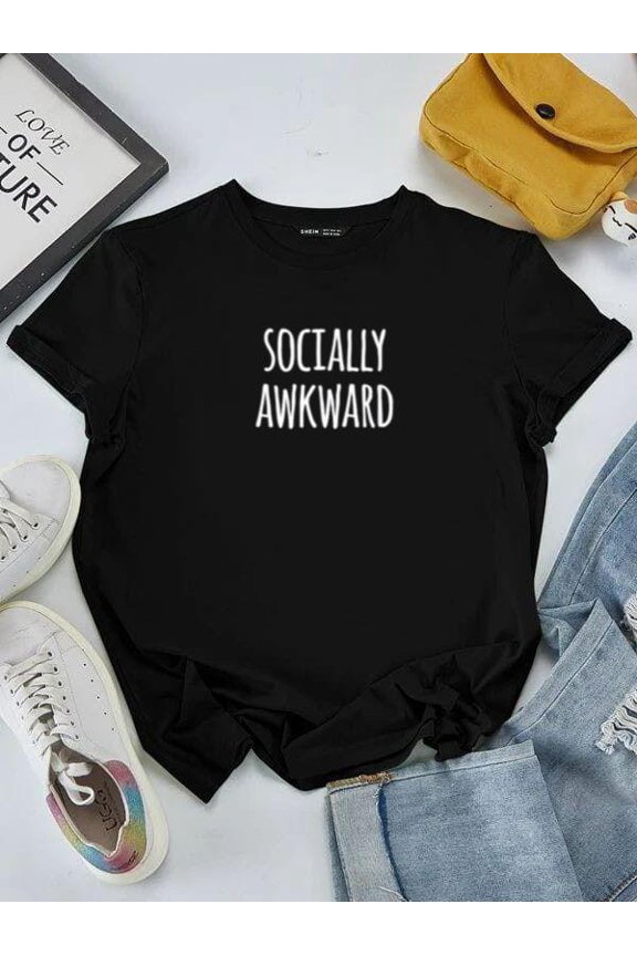 A Humorous And Funny Design For Socially Awkward Introverts Everywhere T-Shirt Unisex, up to size 5XL