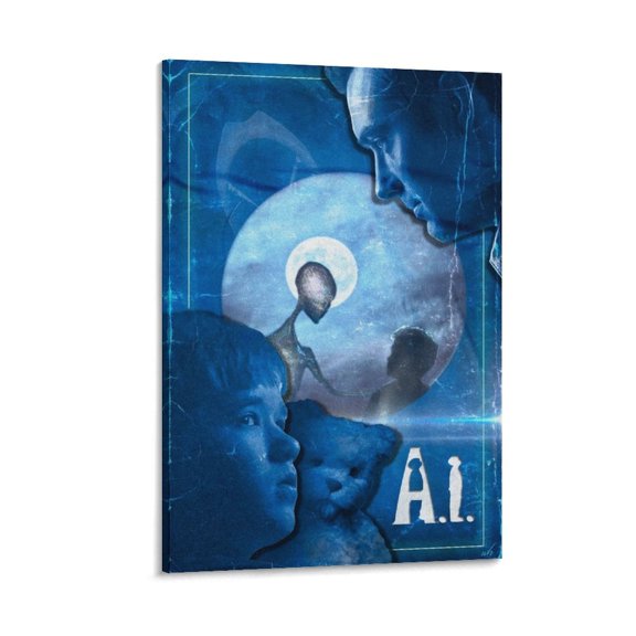 A.I. Artificial Intelligence Movie Poster Poster Decorative Painting Canvas Wall Art Living Room Posters Bedroom Painting 12x18inch(30x45cm)