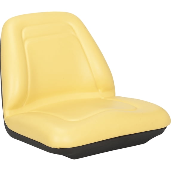 A & I Deluxe Mid-Back Utility Lawn Mower Seat, Yellow, Model# TM555YL