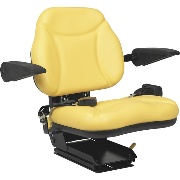 A & I Products Big Boy Suspension Tractor Seat, Yellow, Model# BBS108YL