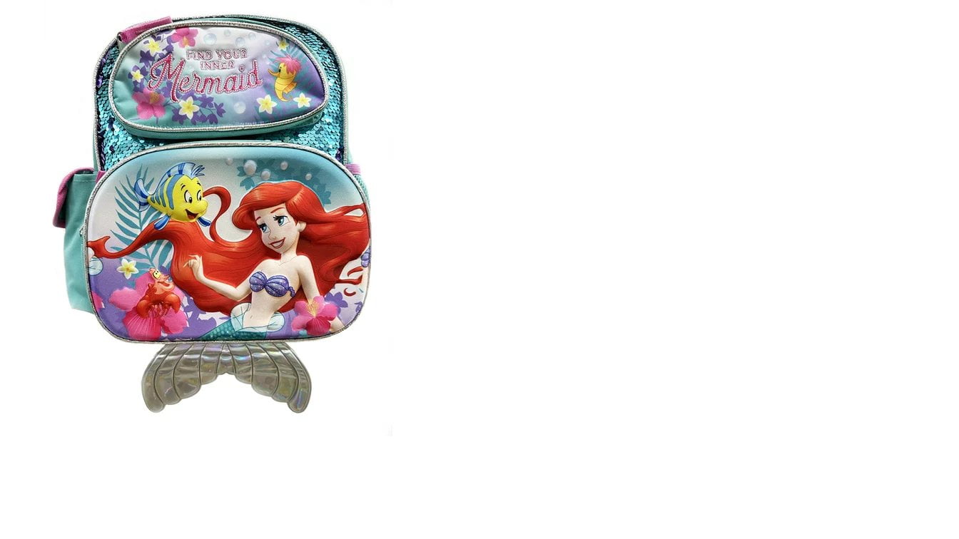 本当に信頼出来る商品 The Little Mermaid Ariel 3D Moldled Magic Sequins 16.5 キャラクターグッズ