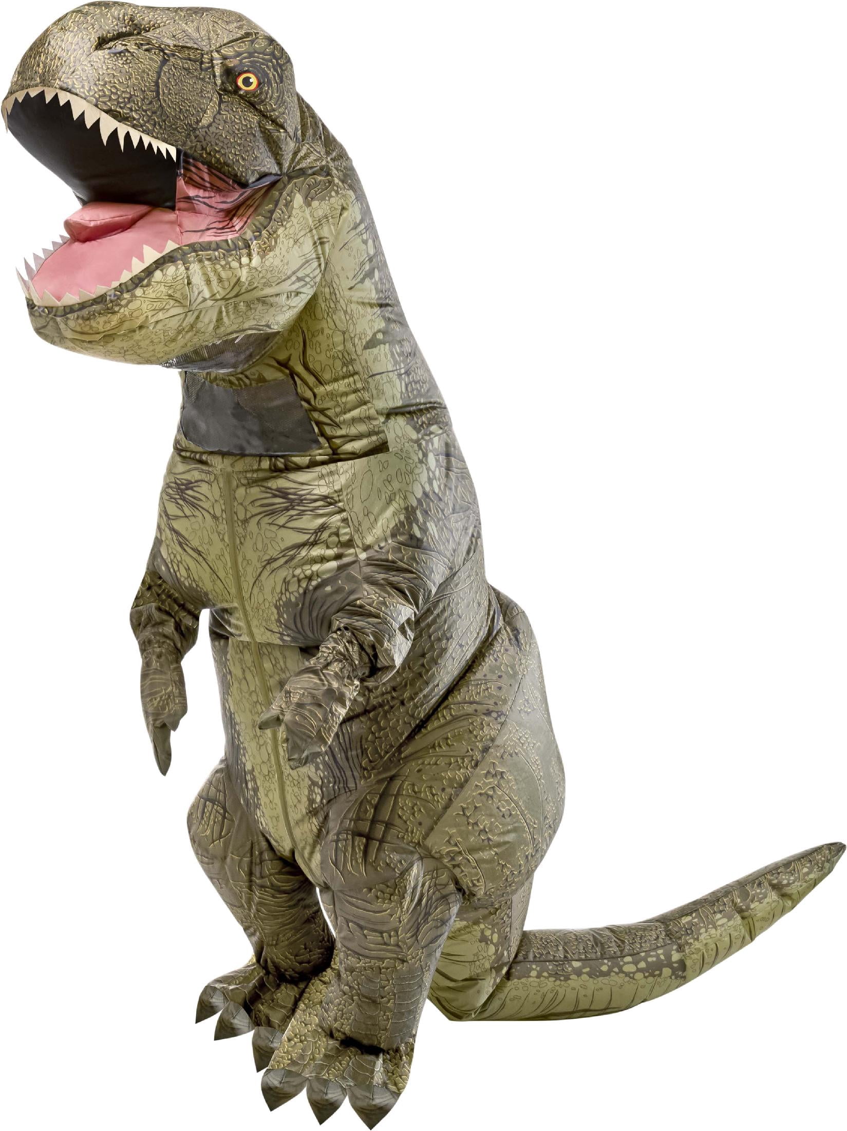 Jurassic World T-Rex Inflatable Halloween Costume for Adults, Unisex One Size Fits All (28-42), by Rubies