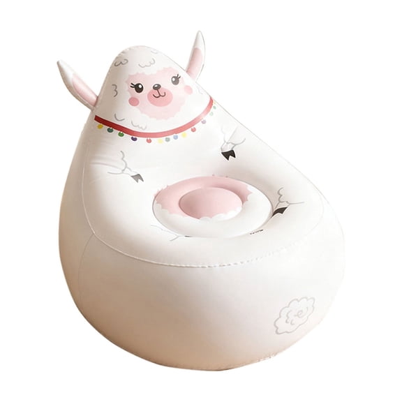 A Inflatable Lazy Sofa Chair Portable Cute Animals For Kids Adults Bedroom Living Room Outdoor Use Pvc