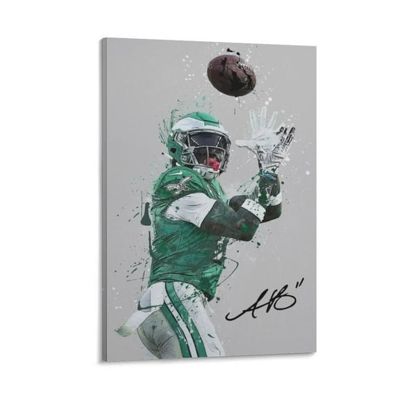 A.J. Brown Canvas Poster Gifts Canvas Painting Poster Wall Art Decorative Picture Prints Modern Decor 12x18inch(30x45cm)