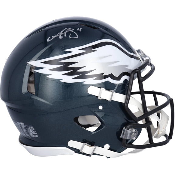 A.J. Brown Philadelphia Eagles Autographed Riddell Authentic Helmet