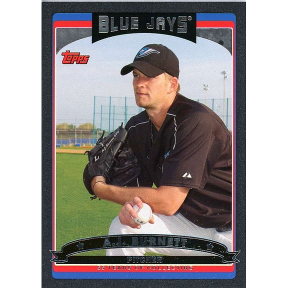 A.J. Burnett Card 2006 Topps Black #411