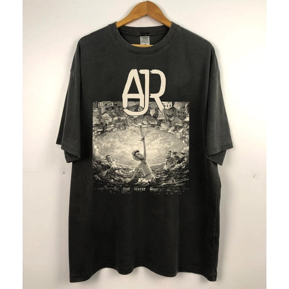 A.J.R Music Band Retro T-Shirt, AJR Music Art Shirt, AJR The Maybe Man Tour Shirt, A.J.R Merch Tour Shirt, Fans Gift, Black Color