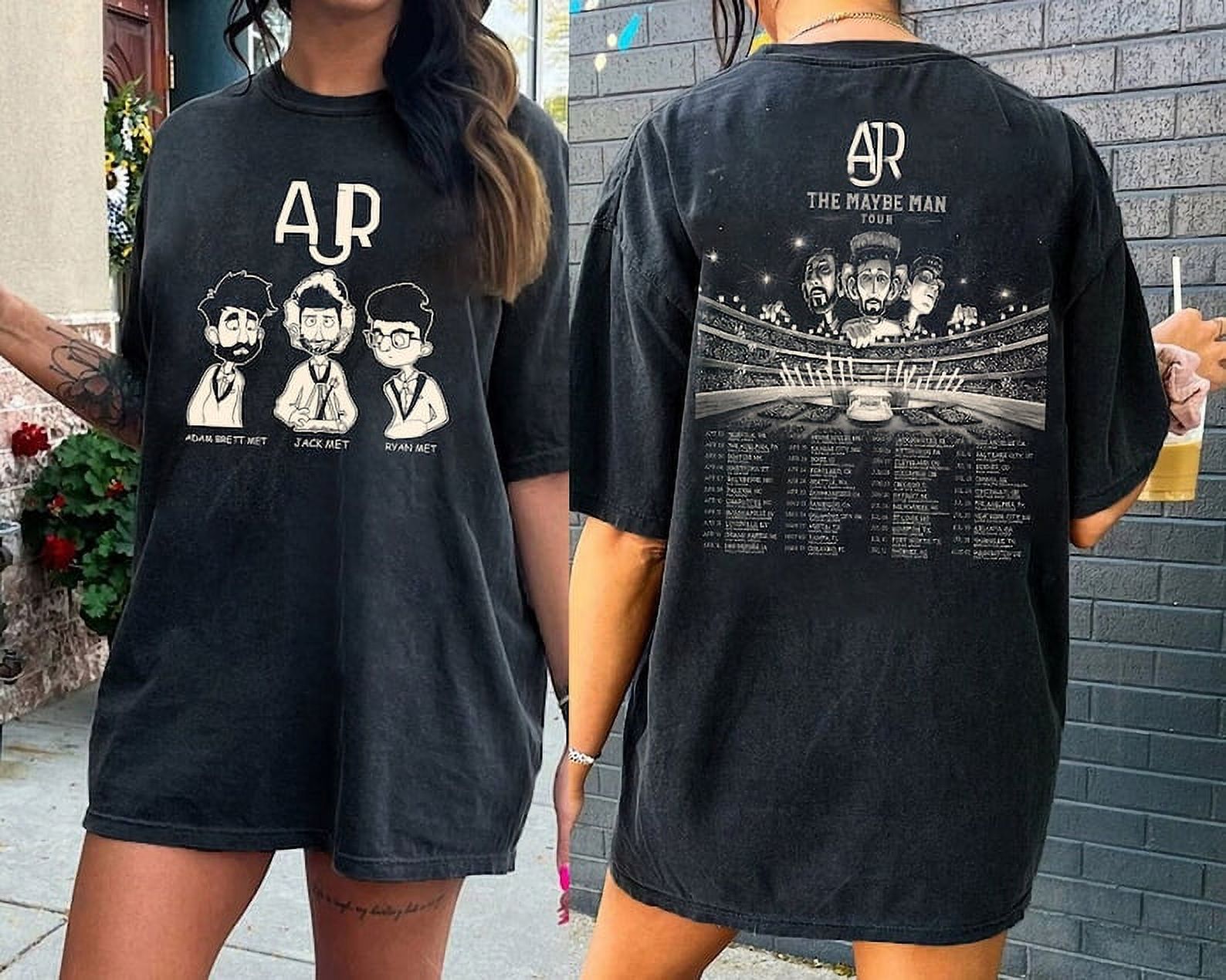 A.J.R The A.J.R 2 Sides Shirt, A.J.R The Maybe Man Tour 2024 Shirt