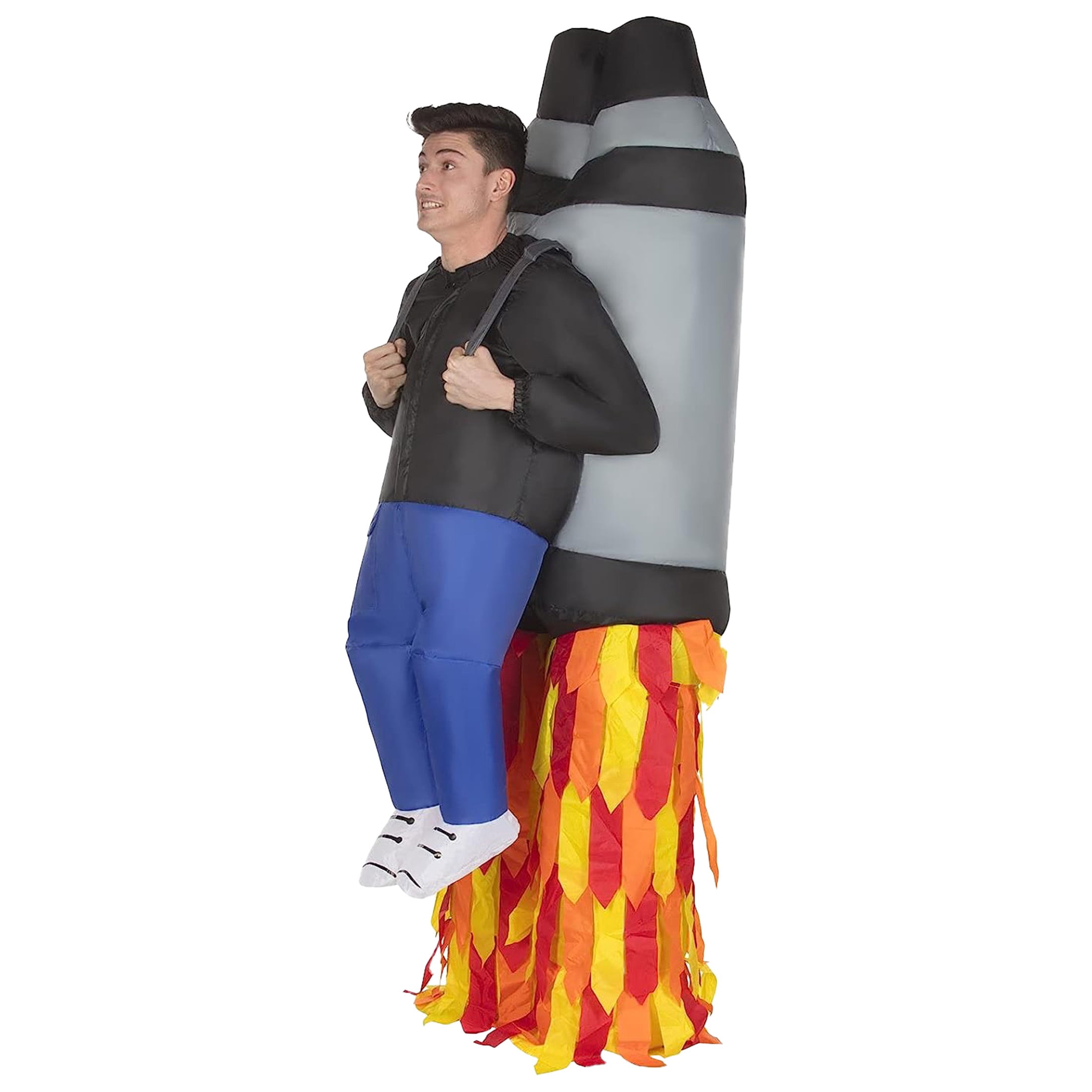 Jet Pack Pick Me Up Inflatable Halloween Costume for Adults, Adult Size S-XL (28-42), by Morph Suits