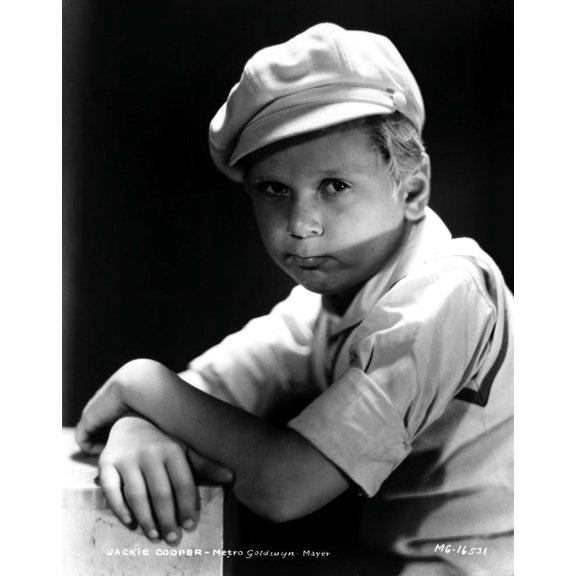 A Jackie Cooper wearing a flat cap Photo Print (8 x 10)