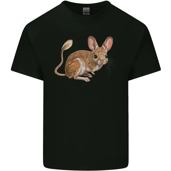 A Jerboa with a Cute Desert Rodent Hopping Mouse Animal Illustration Unisex T-Shirt, up to size 5XL