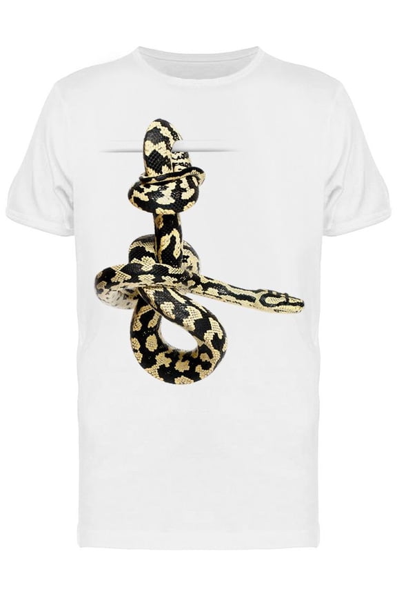 A Jungle Carpet Python T-Shirt Men -Image by Shutterstock, Male Medium