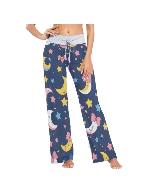 A Kawaii Sailor Moon Womens Sleep Pajama Pants Waistband Lounge Sleepwear Pjs Sweatpants Yoga Pants