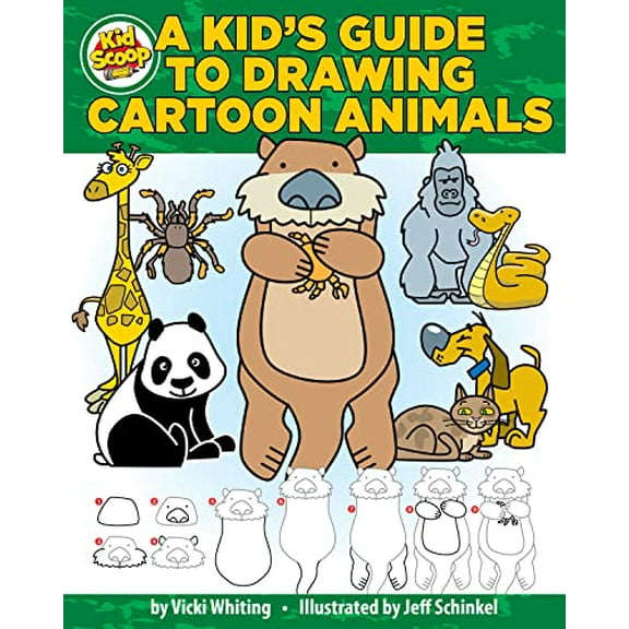 Pre-Owned A Kid's Guide to Drawing Cartoon Animals (Paperback) 1641240326 9781641240321