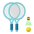 thumbnail image 1 of A Kids Badminton Tennis Racket Set Indoor Outdoor Sports Play Toy 2 Rackets 2 Balls, 1 of 2
