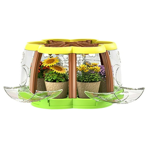 A Kids Gardening Toy Set With Greenhouse And Fish Pond Educational Plant Growing Kit With Led Lights Science Experiment Toy 10.4X7.5X3.9 Inches 1000G