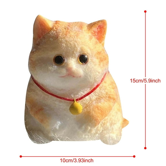 A Kitty Soft Stress Relief Toy Big And Super Soft Funny Cute Design For Sensory Play Includes 1 Piece Toy For Relaxation And Fun