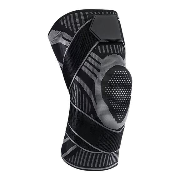 A Knee Brace With Gel Pad For Shock Absorption Joint Support Adjustable For Men Women Non Slip For Training