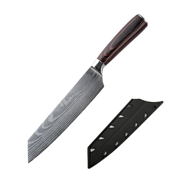 A Knife,Damascus Laser Pattern Chef Knife G,Meat Cutting Japanese Set of Kitchen Chef Cleaver Meat Vegetable Damascus Kitchen Set