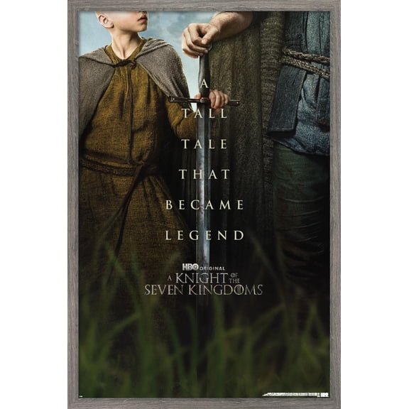 A Knight of the Seven Kingdoms (2026) - Teaser Key Art Wall Poster, 22.375" x 34" Framed