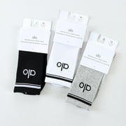 A-L-0Y0ga 3 Pairs Women's Men's Yoga Socks Mid-Calf Sports Yoga Socks Four Seasons Socks