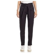 A.L.C. Womens Lee Navy Linen Paper Bag Pants 6